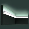 Architectural Products By Outwater Orac Decor CX188 | High Impact Polystyrene Crown Moulding | 1-1/2in Face x 78in Long, 11PK CX188-11PACK